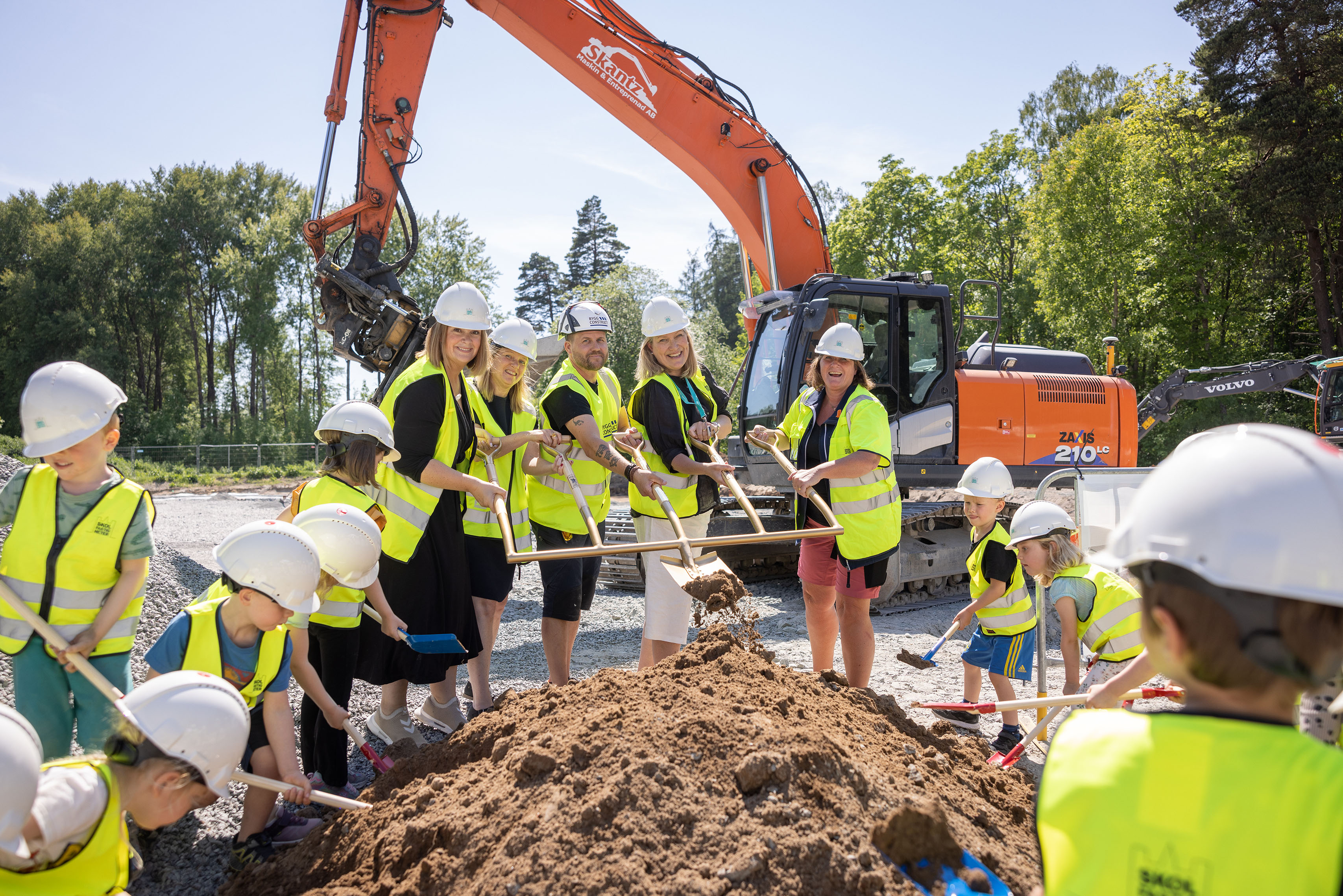 Spadtag av Stadsskogens förskola