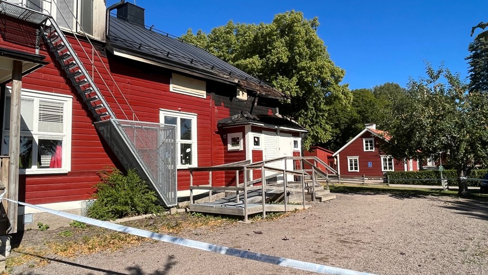 Bild på gamla Gåvsta skola