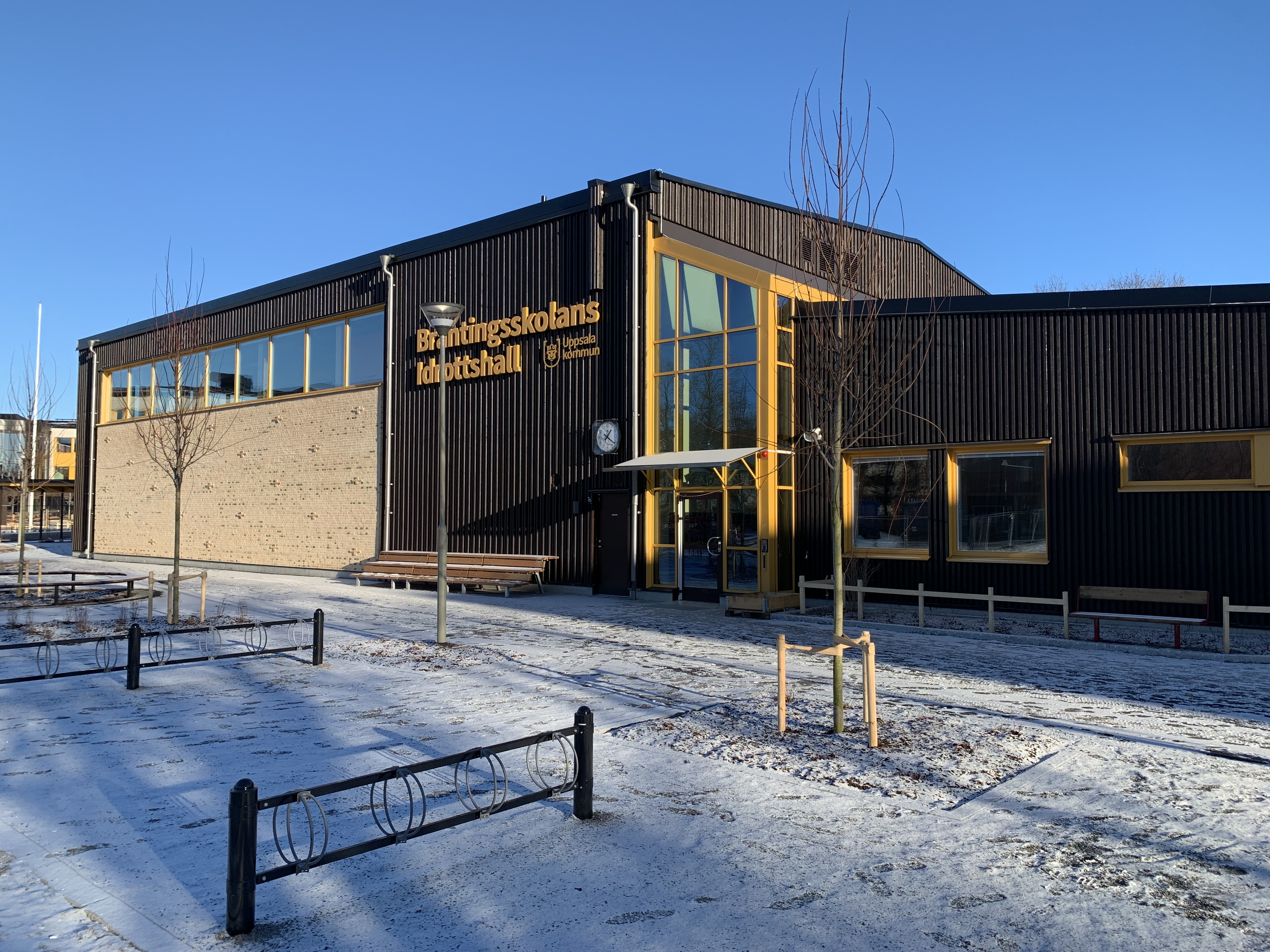 Brantingsskolans nya idrottshall 
